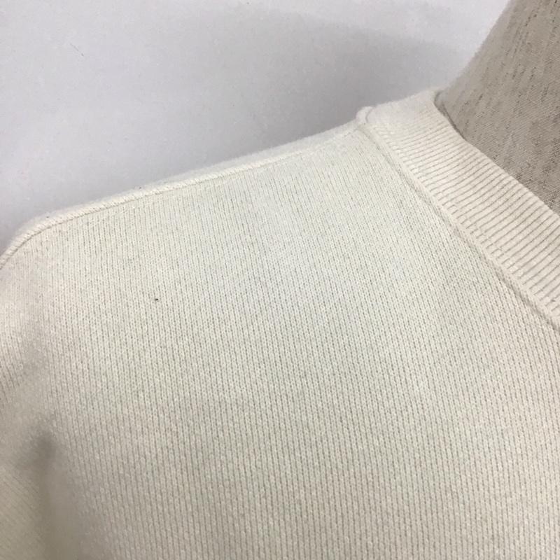 フリークスストア FREAK S STORE トレーナー 長袖 203-1224 HEAVY SWEAT 裏起毛 スウェット M 無地 アイボリー / アイボリー / メンズ USED 古着 中古 10106909