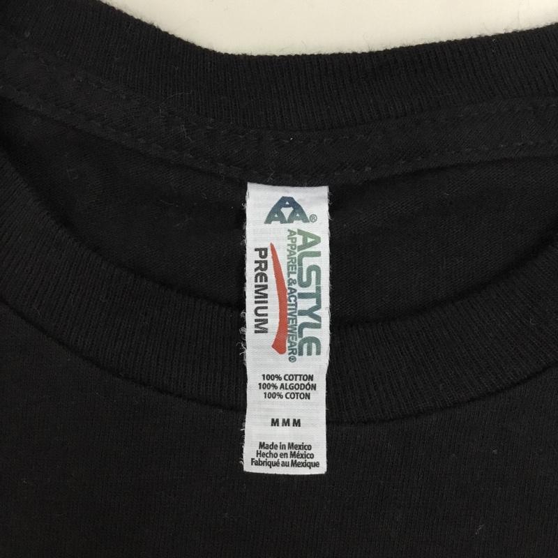 古着 USED Tシャツ 半袖 半袖カットソー プリントTシャツ クルーネックカットソー バンドTシャツ M プリント 黒 / ブラック /  メンズ USED 古着 中古 10111308