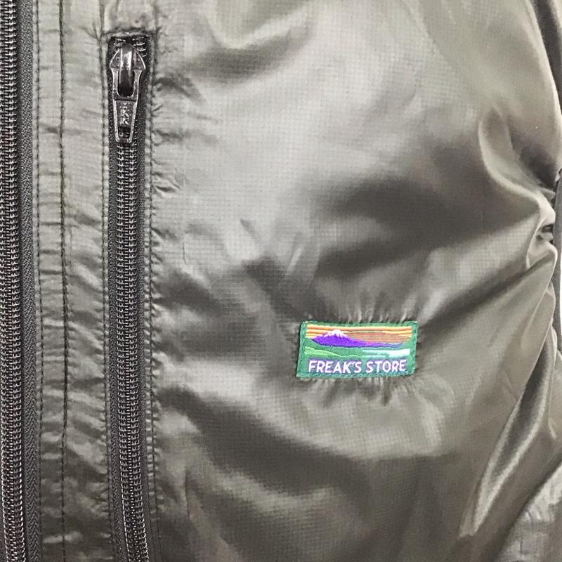 フリークスストア FREAK S STORE ベスト ベスト ジップアップベスト ダウンベスト ノースリーブカットソー M ロゴ、文字 黒 / ブラック / メンズ USED 古着 中古 10113765