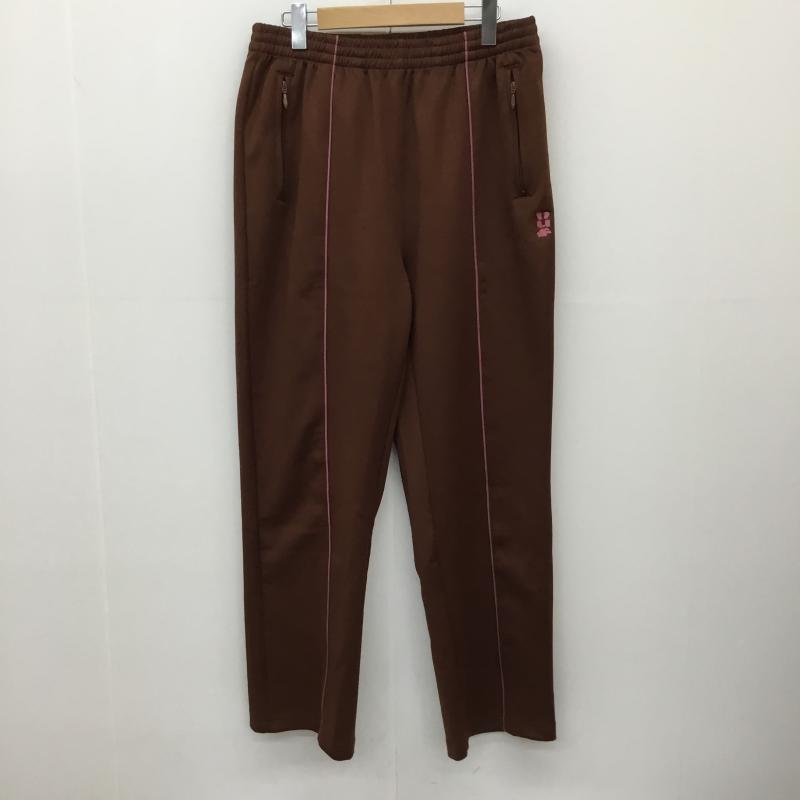 ハフ HUF パンツ スラックス LEXINGTON TRACK PANT トラックパンツ M ロゴ、文字 茶 / ブラウン / X 桃 / ピンク / メンズ USED 古着 中古 10134999