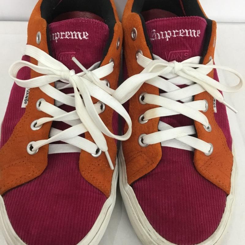 バンズ VANS スニーカー スニーカー 721454 ローカット 28cm Supreme CROC SUEDE 28.0cm ロゴ、文字 橙 / オレンジ / X マゼンタ / マゼンタ / メンズ USED 古着 中古 10139217