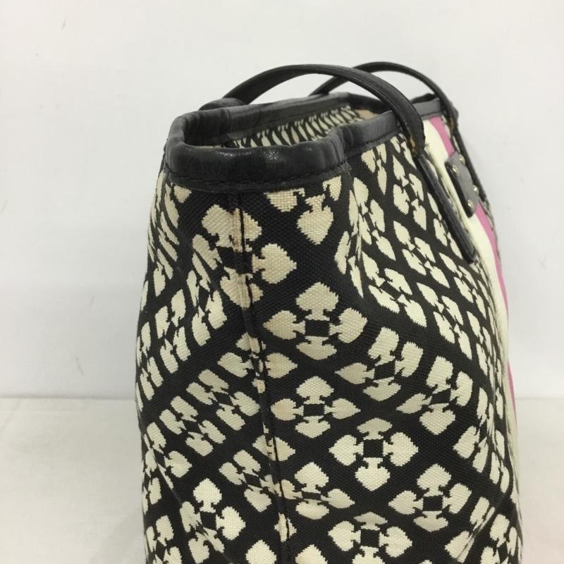 ケイトスペード Kate Spade トートバッグ トートバッグ 総柄 黒 / ブラック / X 白 / ホワイト / X 桃 / ピンク / レディース USED 古着 中古 10140047
