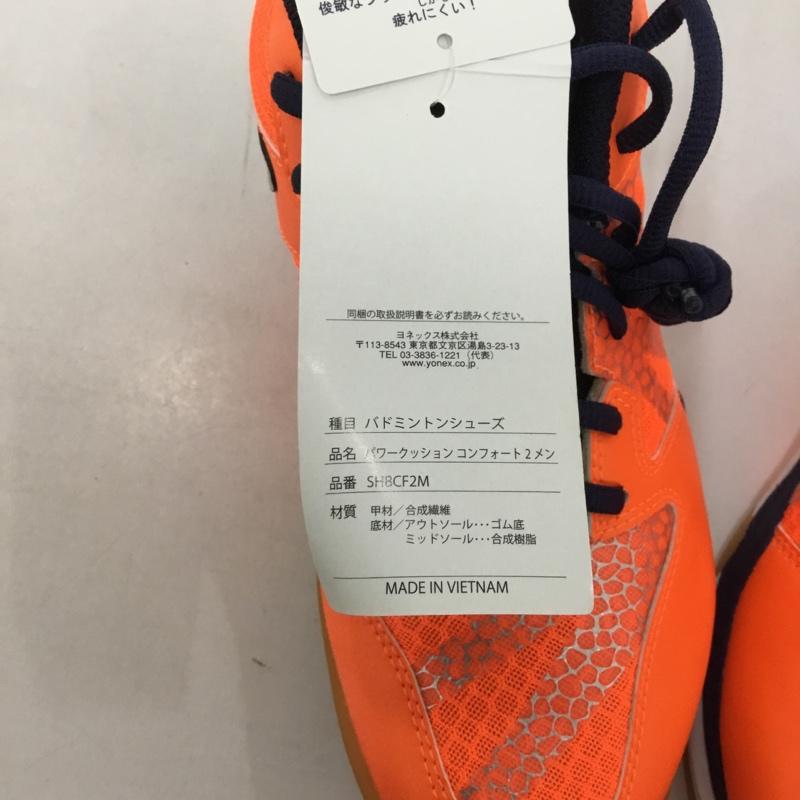 ヨネックス YONEX カジュアルシューズ カジュアルシューズ バドミントンシューズ POWER CUSHION COMFORT2 MEN パワークッションコンフォート2メン SHBCF2M 26.5cm 無地 橙 / オレンジ / メンズ USED 古着 中古 10125892