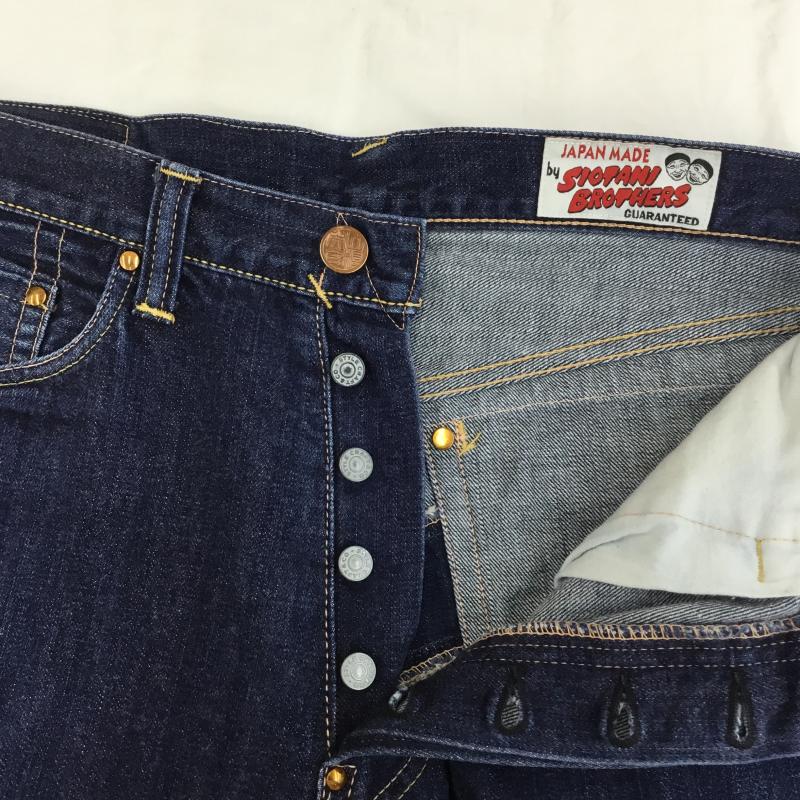 エヴィス EVISU パンツ デニム、ジーンズ SIOTANI BROTHER 大黒切替 30インチ インディゴ / インディゴ / メンズ USED 古着 中古 10134497