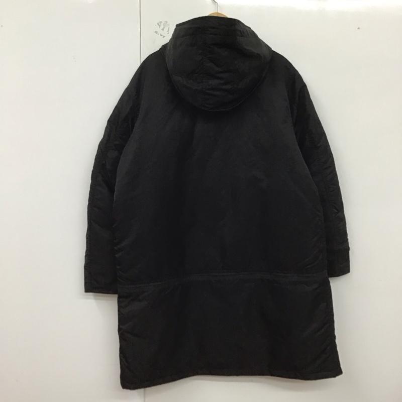 ジーユー GU ジャケット、上着 ジャンパー、ブルゾン 311-352699 ロングコート ジップアップジャケット ナイロンジャケット アンダーカバー L 無地 黒 / ブラック / メンズ USED 古着 中古 10129566