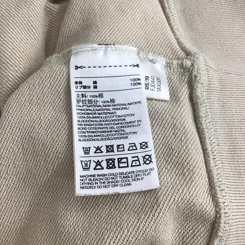 アディダス adidas パーカー 長袖 FJ0441 Y-3 Yohji Yamamoto M ロゴ、文字 ベージュ / ベージュ / メンズ USED 古着 中古 10145667