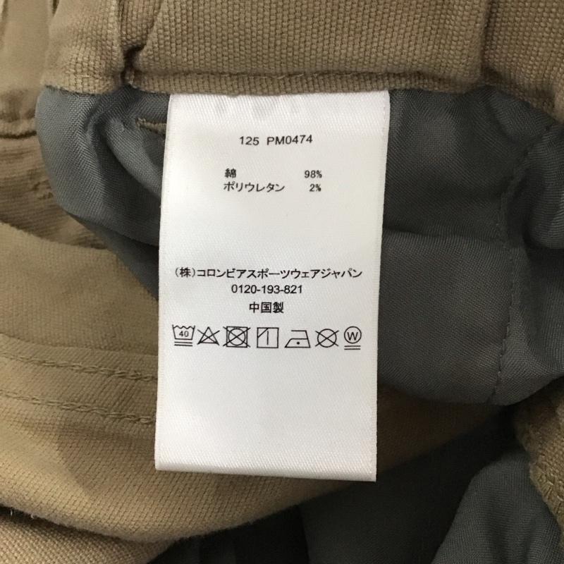 コロンビア Columbia パンツ ワークパンツ、ペインターパンツ 125 pm0475 マウンテンズアーコーリングウォームパンツ M ロゴ、文字 ベージュ / ベージュ / メンズ USED 古着 中古 10139842