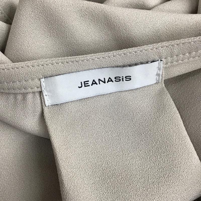 ジーナシス JEANASIS カットソー 長袖 JS063387MC キーネック FREE 無地 灰 / グレー /  レディース USED 古着 中古 10115080