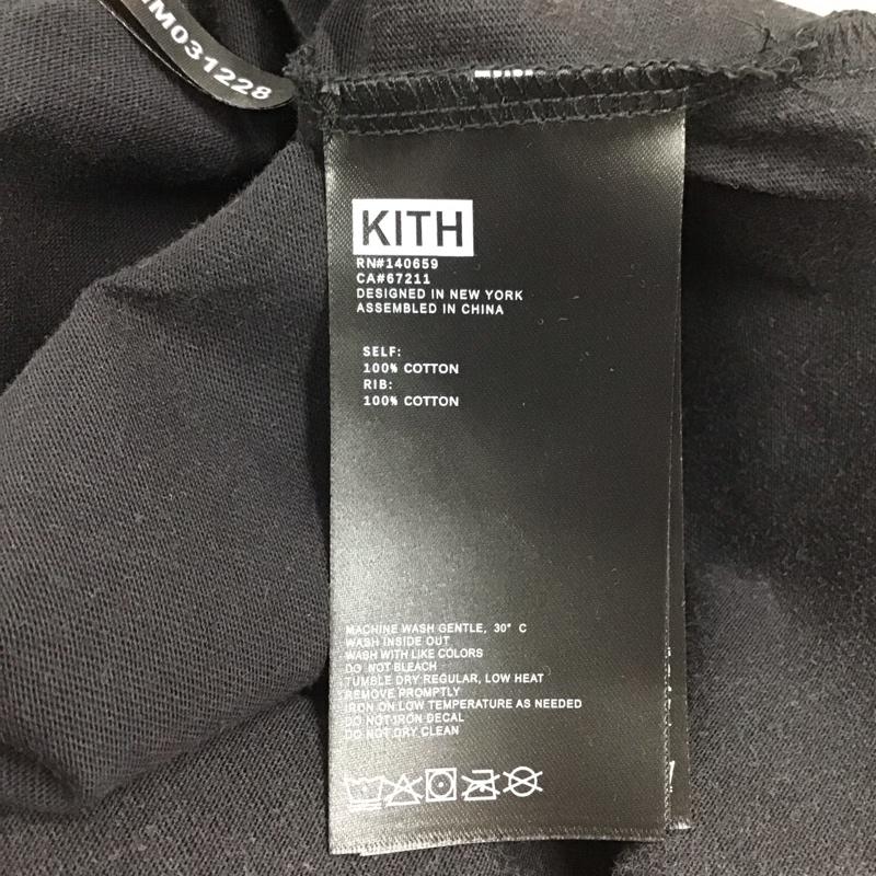 キス KITH Tシャツ 半袖 半袖カットソー プリントカットソー クルーネックカットソー M プリント 黒 / ブラック /  メンズ USED 古着 中古 10111009