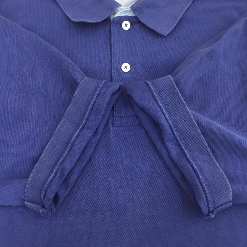 トミーヒルフィガー TOMMY HILFIGER ポロシャツ 半袖 XL ロゴ、文字 紺 / ネイビー / メンズ USED 古着 中古 10133533