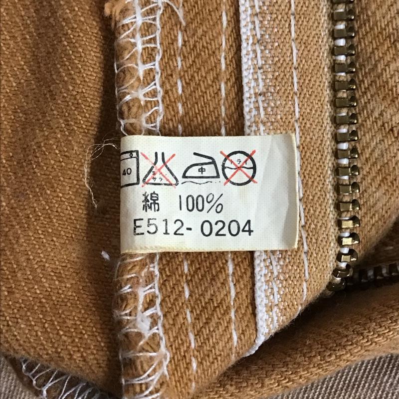 リー Lee パンツ デニム、ジーンズ デニムパンツ スリムパンツ ジーンズ 90s ロゴ、文字 橙 / オレンジ /  メンズ USED 古着 中古 10124722