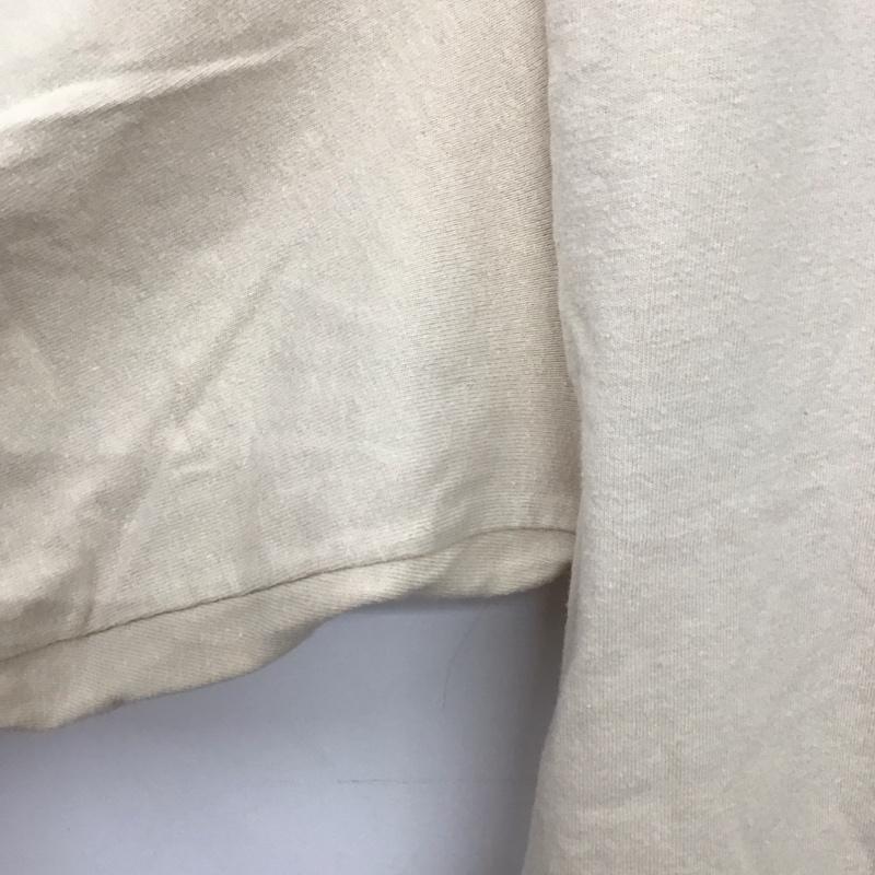 スラッシャー THRASHER カットソー 長袖 長袖カットソー プリントカットソー クルーネック L ロゴ、文字 ベージュ / ベージュ / メンズ USED 古着 中古 10137164