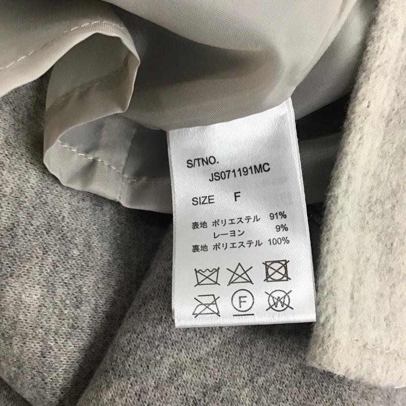 ジーナシス JEANASIS ジャケット、上着 ジャケット、ブレザー JS071191MC CPOジャケット FREE 無地 灰 / グレー / レディース USED 古着 中古 10109071