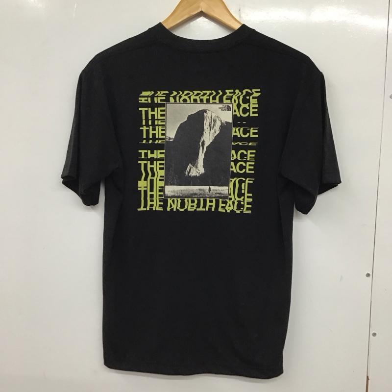 ザノースフェイス THE NORTH FACE Tシャツ 半袖 nt32150 半袖カットソー プリントTシャツ S ロゴ、文字 黒 / ブラック / メンズ USED 古着 中古 10136579