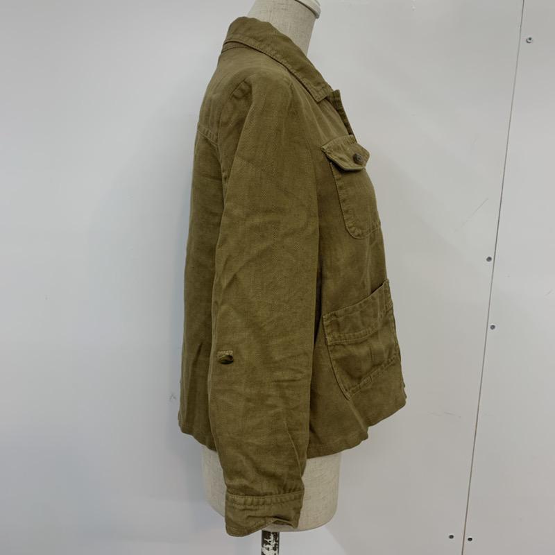 ジャーナルスタンダード JOURNAL STANDARD ジャケット、上着 ジャケット、ブレザー 無地 カーキ / カーキ / レディース USED 古着 中古 10040709