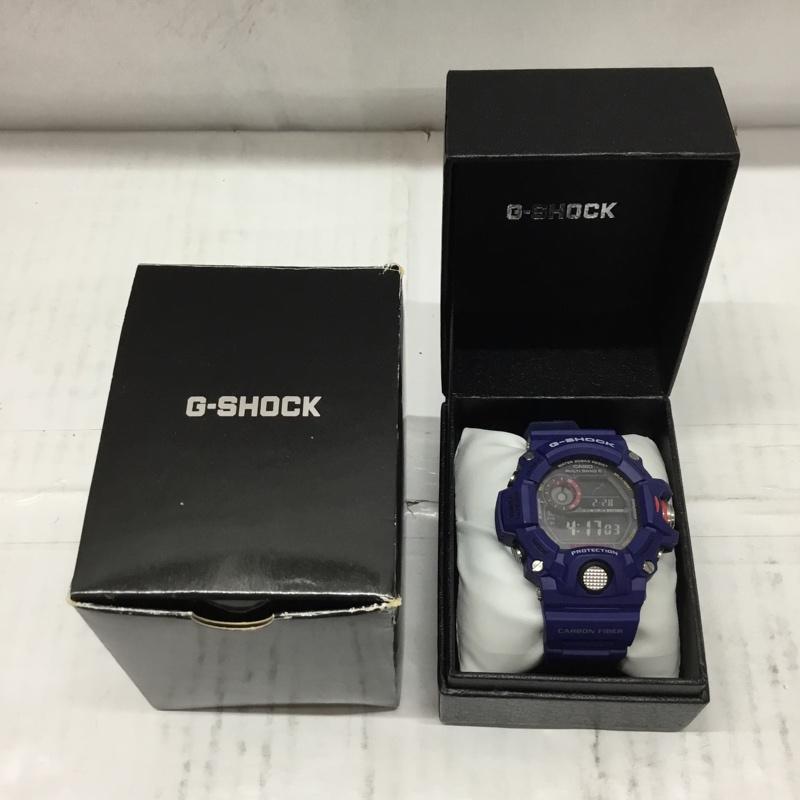 ジーショック G-SHOCK 腕時計 デジタル GW-9400NVJ RANGEMAN 箱有 ロゴ、文字 紺 / ネイビー / メンズ USED 古着 中古 10106424