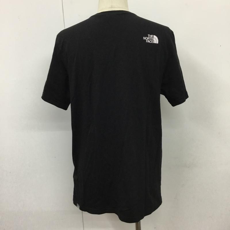 ザノースフェイス THE NORTH FACE Tシャツ 半袖 半袖カットソー プリントTシャツ クルーネックカットソー L プリント 黒 / ブラック /  メンズ USED 古着 中古 10110000