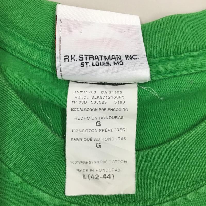 ハーレーダビッドソン Harley-Davidson Tシャツ 半袖 半袖カットソー プリントTシャツ クルーネックカットソー 00s L プリント 緑 / グリーン / メンズ USED 古着 中古 10114891