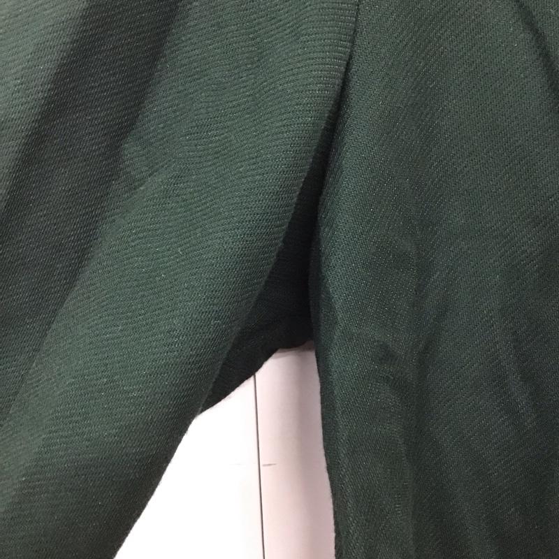 ザラ ZARA カットソー 長袖 長袖カットソー 無地カットソー ショート丈 S 無地 緑 / グリーン / レディース USED 古着 中古 10129728