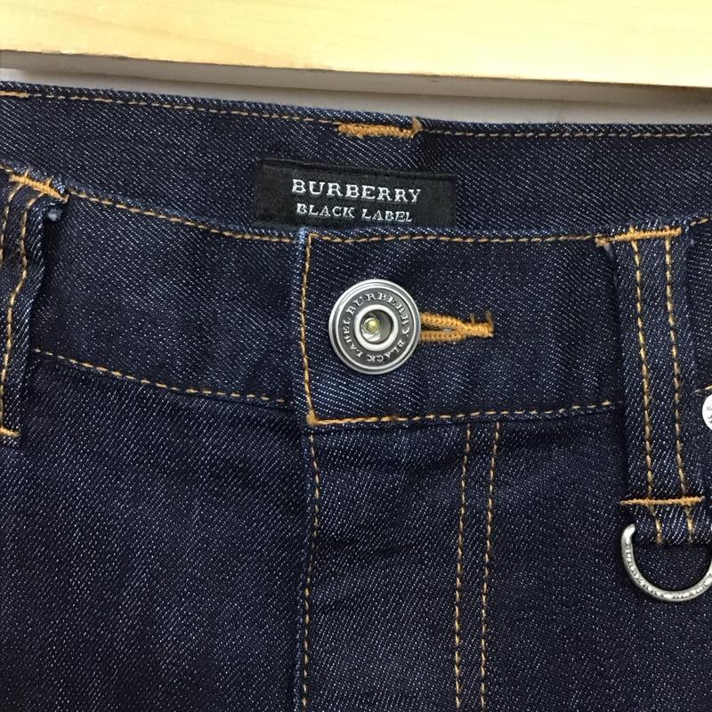 バーバリーブラックレーベル BURBERRY BLACK LABEL パンツ デニム、ジーンズ デニムパンツ スリムパンツ カジュアルパンツ ストレッチパンツ 無地 インディゴ / インディゴ / メンズ USED 古着 中古 10132398