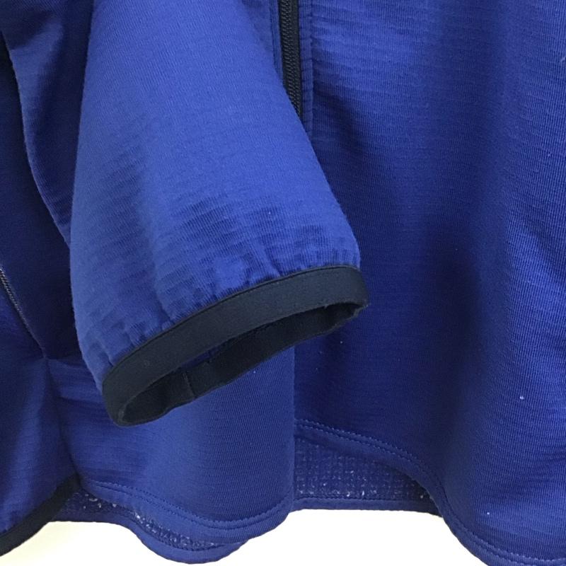 ザノースフェイス THE NORTH FACE パーカー 長袖 nt61878 マウンテンパーカー ジップアップパーカー アウター L ロゴ、文字 青 / ブルー / メンズ USED 古着 中古 10132391