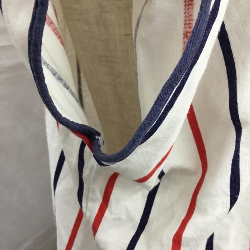 古着 USED カットソー 半袖 半袖カットソー プリントTシャツ クルーネックカットソー 46 ストライプ マルチカラー / マルチカラー / レディース USED 古着 中古 10118481
