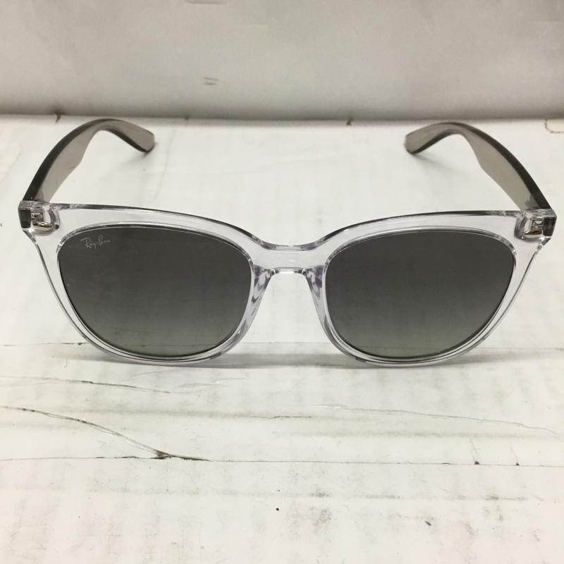 レイバン Ray-Ban めがね・サングラス サングラス RB4379D 659811 スクエア ケース付き ロゴ、文字 灰 / グレー / メンズ USED 古着 中古 10106663