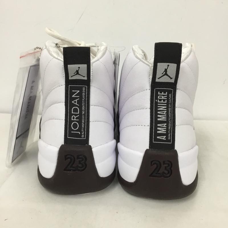 ナイキ NIKE スニーカー スニーカー DV6989-100 WMNS AIR JORDAN 12 RETRO SP 24cm 箱有 24.0cm ロゴ、文字 白 / ホワイト / X えんじ / ワインレッド / レディース USED 古着 中古 10136920