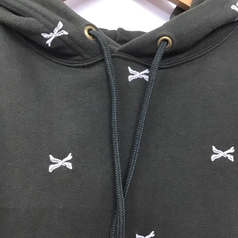 ダブルタップス WTAPS パーカー 長袖 長袖パーカー プルオーバーパーカー スウェット 2 刺繍 カーキ / カーキ / メンズ USED 古着 中古 10139695