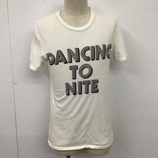 メゾンマルタンマルジェラ MAISONMARTINMARGIELA Tシャツ 半袖 半袖カットソー プリントTシャツ クルーネックカットソー 46 プリント 白 / ホワイト /  メンズ USED 古着 中古 10110946