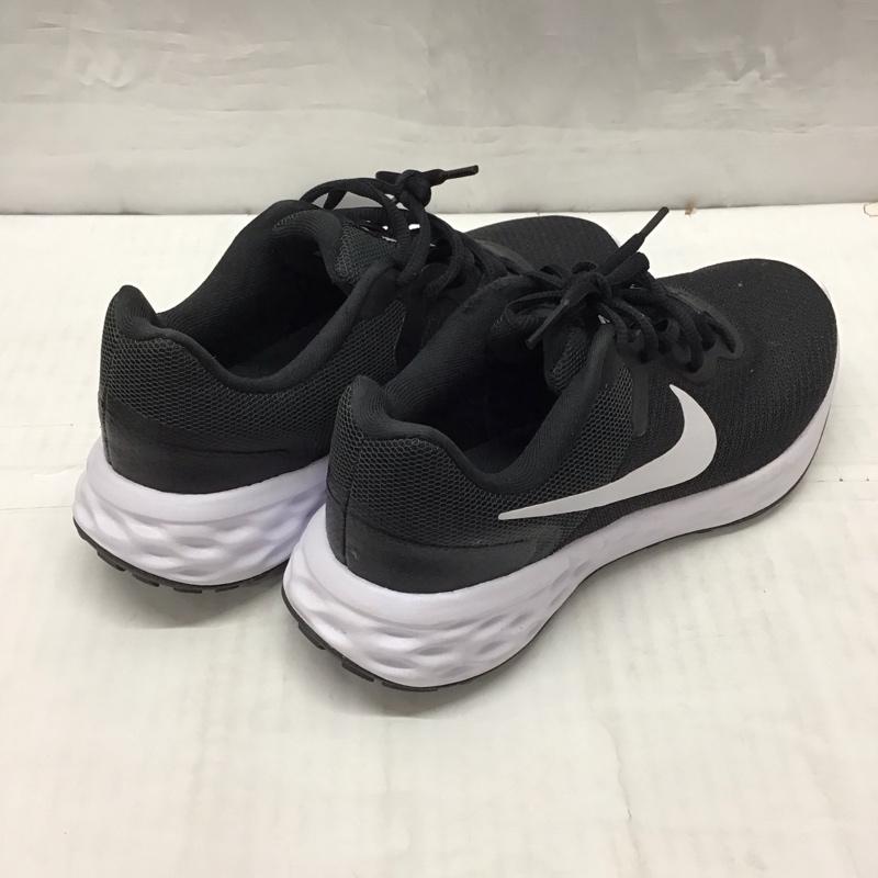 ナイキ NIKE スニーカー スニーカー DC3729-003 REVOLUTION 6 24cm 24.0cm ロゴ、文字 黒 / ブラック / X 白 / ホワイト / レディース USED 古着 中古 10117342