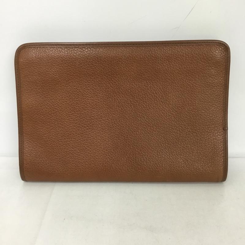 バーバリーズ BURBERRYS セカンドバッグ セカンドバッグ クラッチバッグ ロゴ、文字 茶 / ブラウン / メンズ USED 古着 中古 10129955