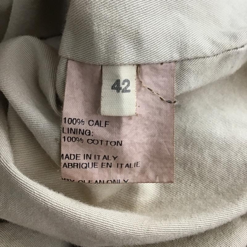 古着 USED ジャケット、上着 レザージャケット STUDIO MODERN 42 無地 茶 / ブラウン / レディース USED 古着 中古 10105706