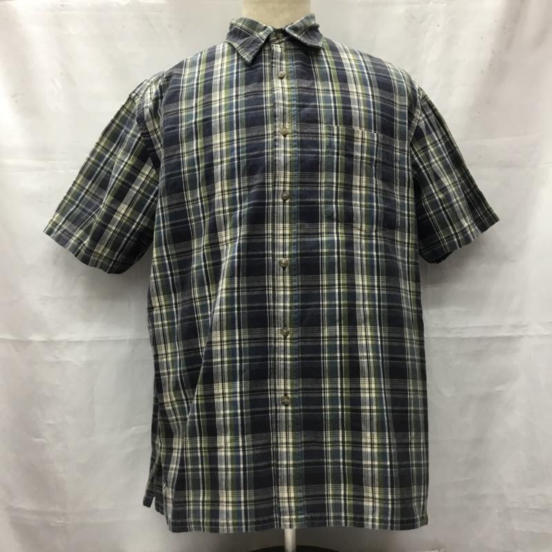 ギャップ GAP シャツ、ブラウス 半袖 半袖シャツ カラーシャツ 半袖カットソー チェックシャツ 90s M チェック マルチカラー / マルチカラー / メンズ USED 古着 中古 10106409
