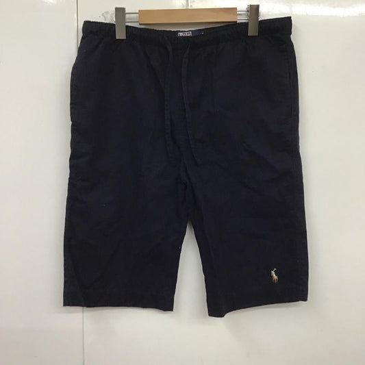 ポロバイラルフローレン Polo by RALPH LAUREN パンツ ショートパンツ ショートパンツ ハーフパンツ カジュアルパンツ M ロゴ、文字 紺 / ネイビー /  メンズ USED 古着 中古 10125151