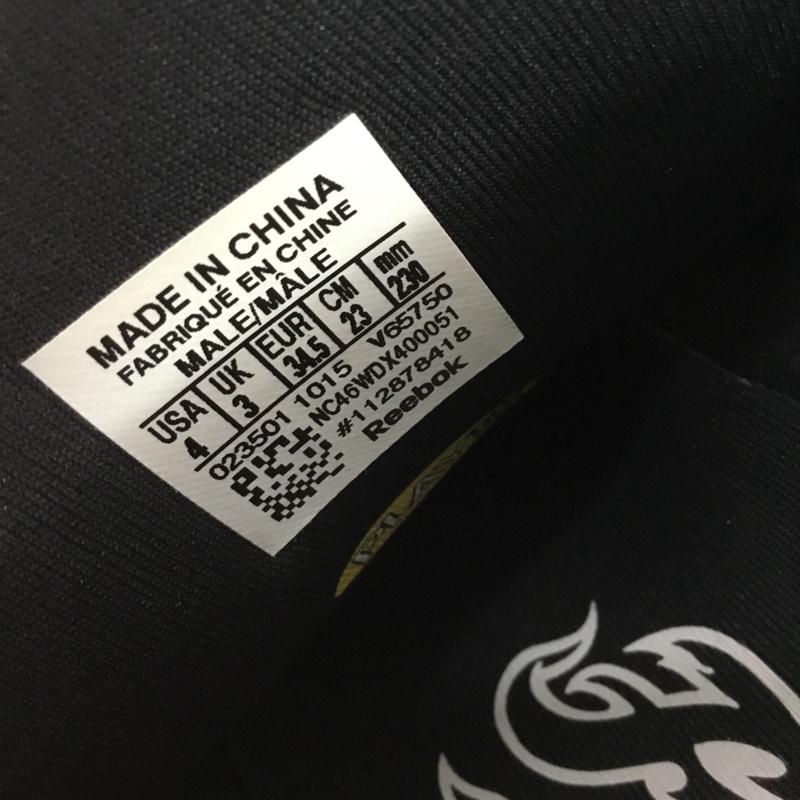 リーボック Reebok スニーカー スニーカー V65750 INSTA PUMP FURY OG 23cm 23.0cm ロゴ、文字 黒 / ブラック / X 白 / ホワイト / レディース USED 古着 中古 10132247