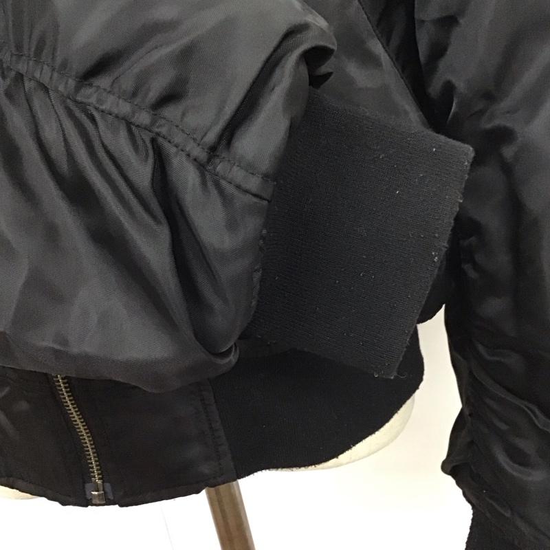 マウジー MOUSSY ジャケット、上着 ジャンパー、ブルゾン 029BAG30-5010 フード付きブルゾン FREE 無地 黒 / ブラック / レディース USED 古着 中古 10116216