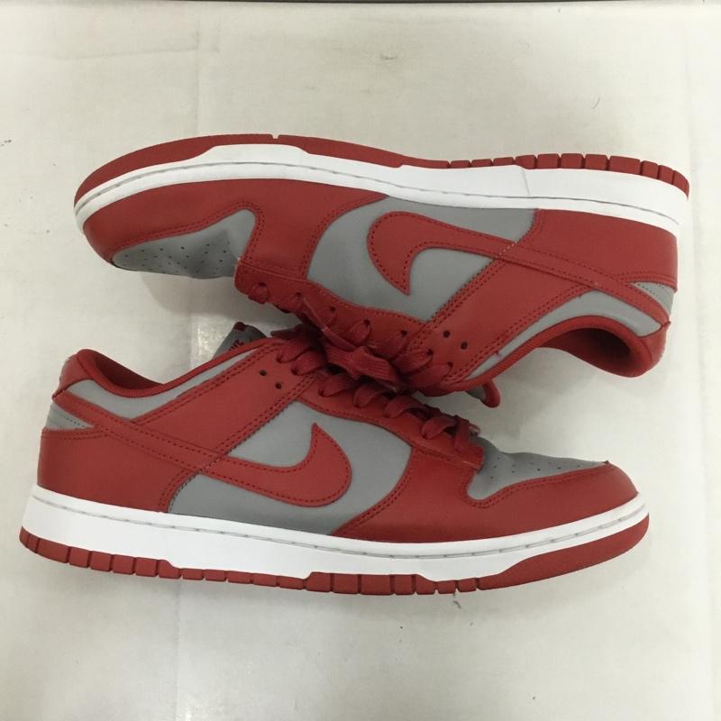 ナイキ NIKE スニーカー スニーカー DD1391-002 DUNK LOW RETRO 29cm 29.0cm ロゴ、文字 灰 / グレー / X 赤 / レッド / メンズ USED 古着 中古 10137997