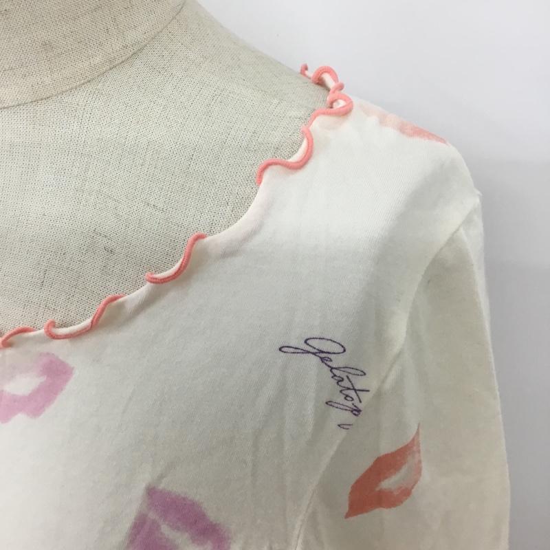 ジェラートピケ gelato pique セットアップ セットアップ PWCT155239 ガーリーロングTシャツ ガーリーレギンス セットアップ 2点セット FREE プリント マルチカラー / マルチカラー / レディース USED 古着 中古 10110099