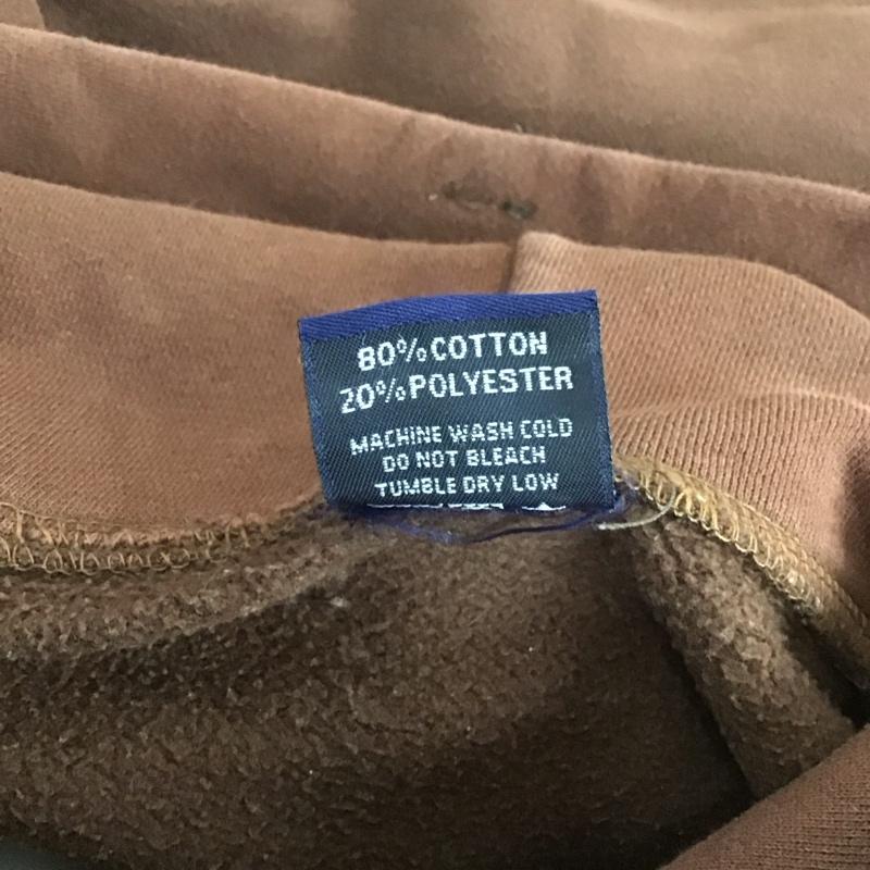 ステューシー STUSSY パーカー 長袖 長袖パーカー プルオーバーパーカー スウェット L ロゴ、文字 茶 / ブラウン /  メンズ USED 古着 中古 10125286