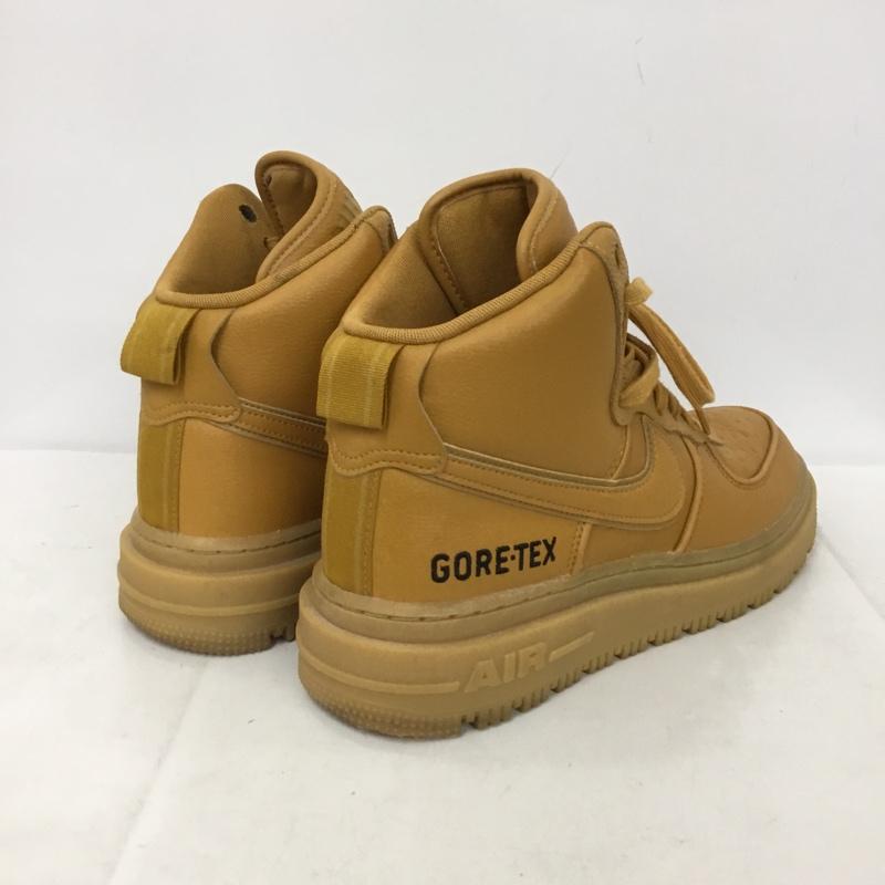 ナイキ NIKE スニーカー スニーカー CT2815-200 AIR FORCE 1 GTX BOOT GORE-TEX 27cm 箱有 27.0cm ロゴ、文字 キャメル / キャメル / メンズ USED 古着 中古 10136470