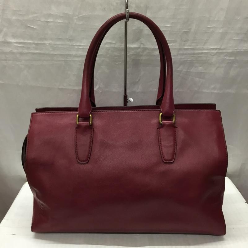 コーチ COACH トートバッグ トートバッグ 25365 無地 えんじ / ワインレッド / レディース USED 古着 中古 10118921