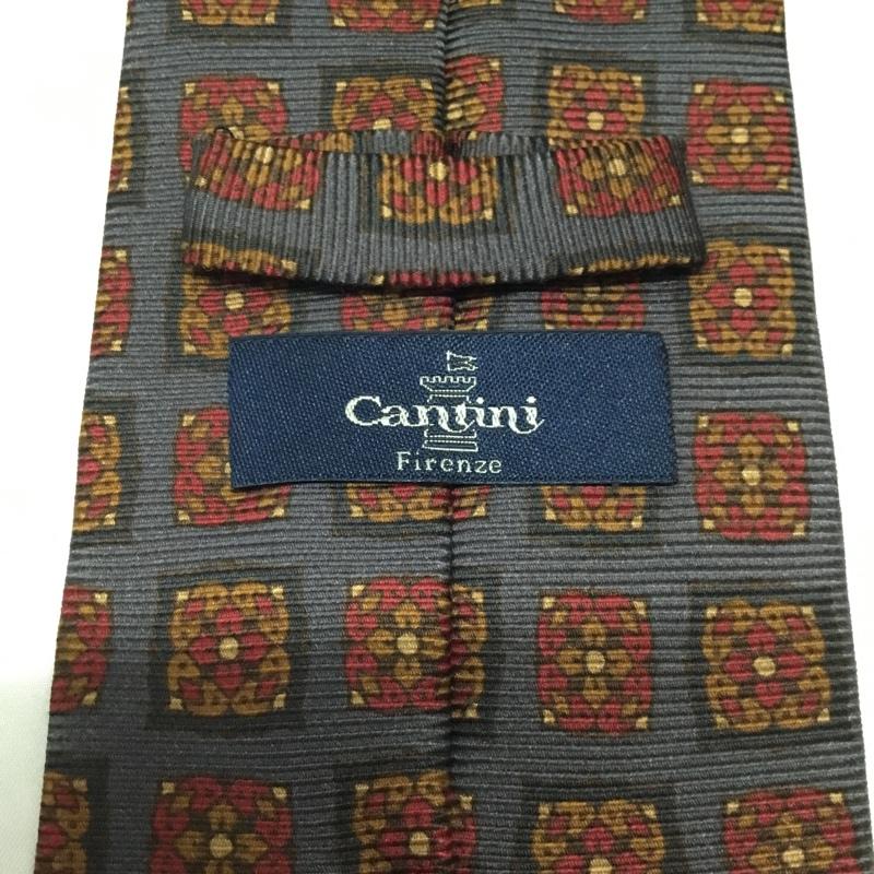 カンティーニ CANTINI ネクタイ ネクタイ シルク イタリア製 総柄 マルチカラー / マルチカラー / メンズ USED 古着 中古 10108884
