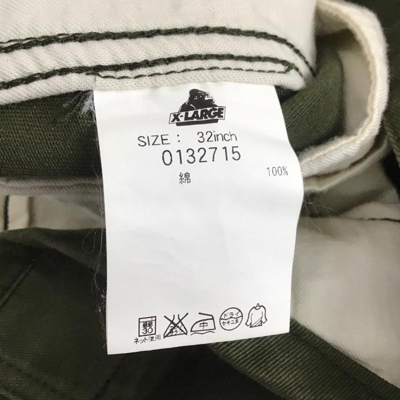 エクストララージ XLARGE パンツ ショートパンツ ショートパンツ ハーフパンツ カジュアルパンツ ミリタリーパンツ 32インチ 無地 カーキ / カーキ / メンズ USED 古着 中古 10112750