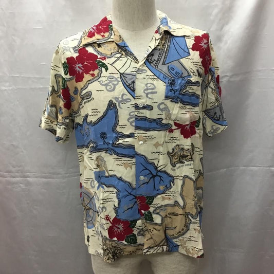 古着 USED シャツ、ブラウス 半袖 半袖シャツ カラーシャツ 半袖カットソー アロハシャツ 1 総柄 マルチカラー / マルチカラー /  メンズ USED 古着 中古 10108548