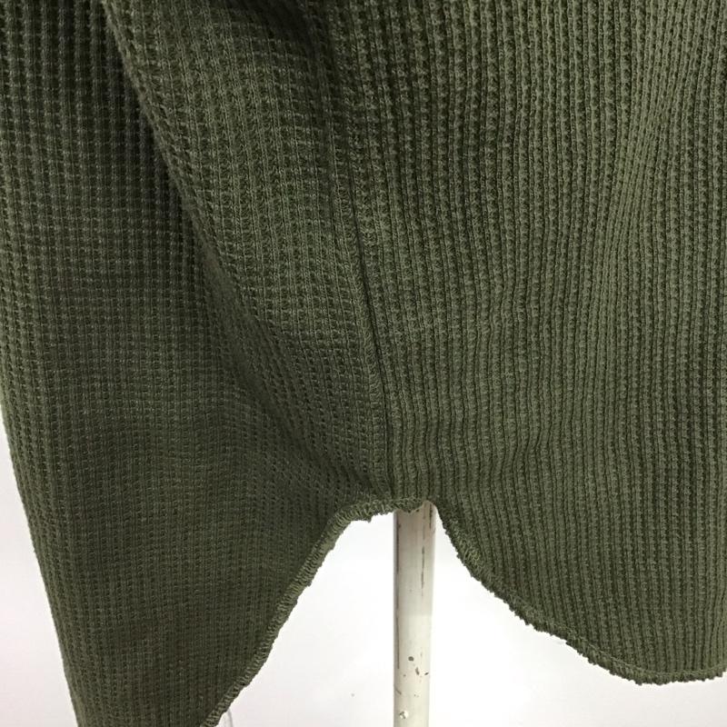 フリークスストア FREAK S STORE カットソー 長袖 長袖カットソー タートルネックカットソー ワッフル FREE 無地 カーキ / カーキ / レディース USED 古着 中古 10126940