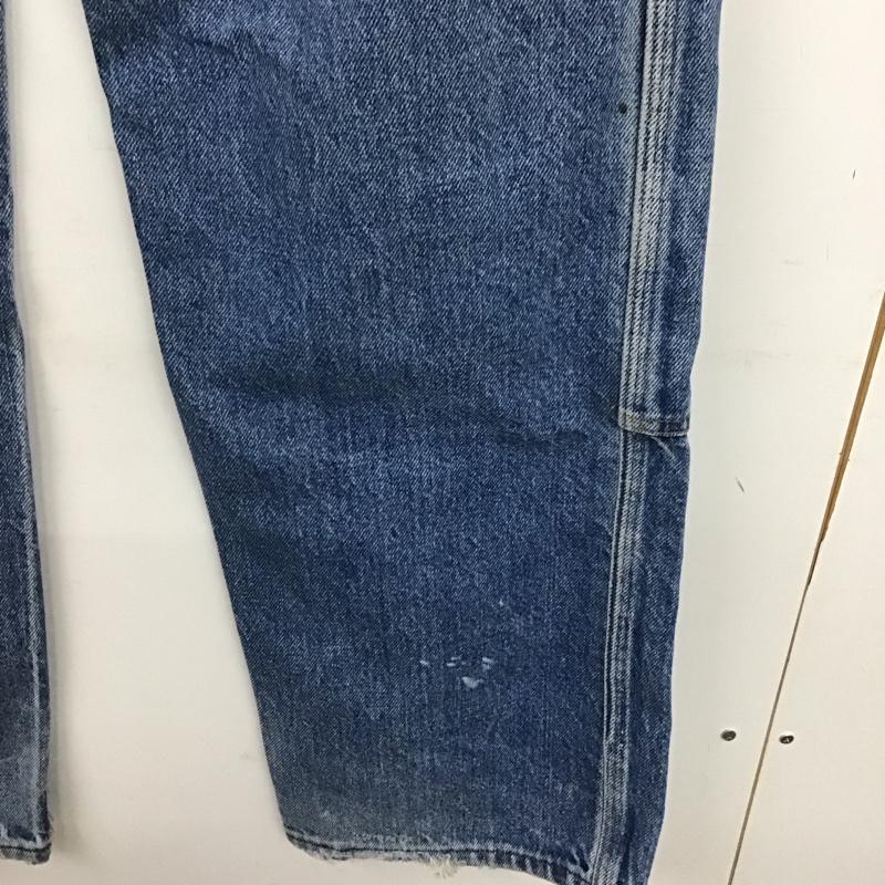 カーハート Carhartt パンツ デニム、ジーンズ デニムパンツ スリムパンツ カジュアルパンツ ロゴ、文字 インディゴ / インディゴ / メンズ USED 古着 中古 10137002