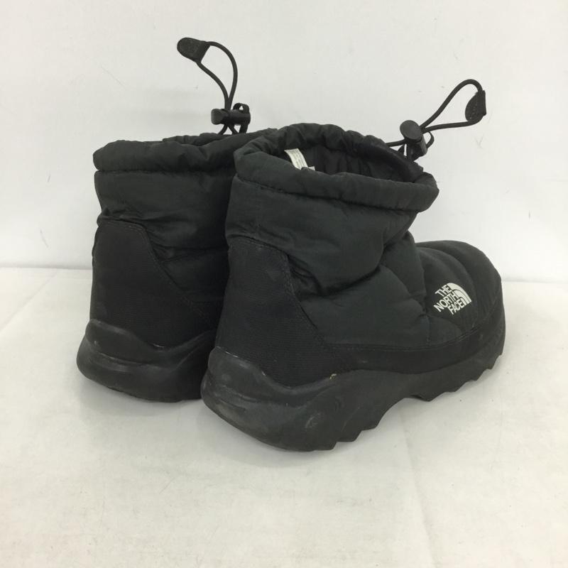ザノースフェイス THE NORTH FACE アウトドアシューズ アウトドアシューズ 04T-1145607 ヌプシブーツ ウィンターブーツ スノーブーツ 24cm 24.0cm ロゴ、文字 黒 / ブラック / レディース USED 古着 中古 10139068