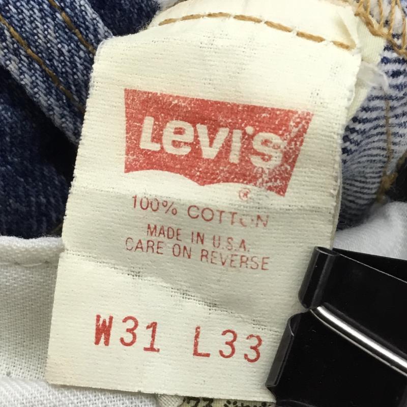 リーバイス Levi s パンツ デニム、ジーンズ USA製 ボタン裏525 31インチ 無地 青 / ブルー / メンズ USED 古着 中古 10134246