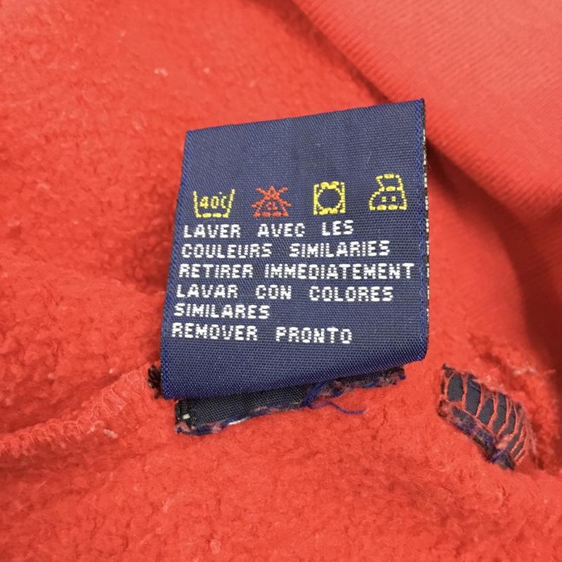 トミーヒルフィガー TOMMY HILFIGER トレーナー 長袖 スウェット 裏起毛 M ロゴ、文字 赤 / レッド /  メンズ USED 古着 中古 10117169